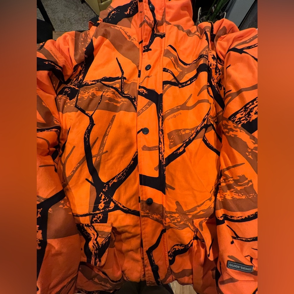 Gander Mountian Guide Series Blaze Camo Coat and Pants - Picture 2 of 14